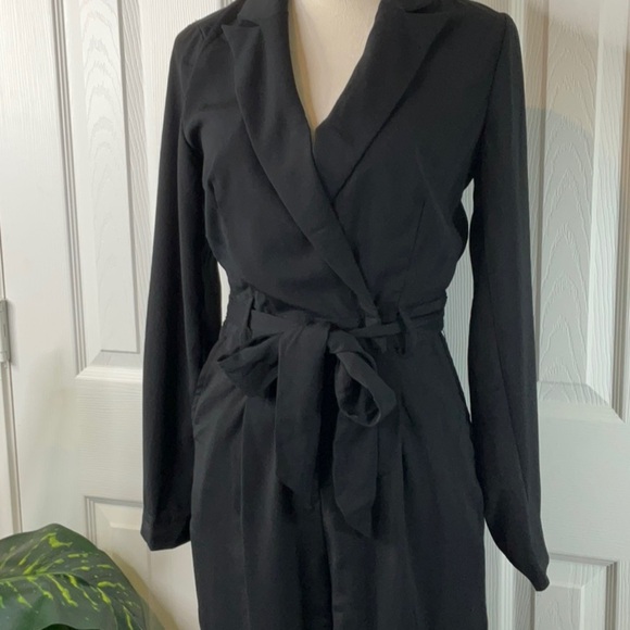 A New Day - Women's Long Sleeve Wrap Front Jumpsuit Size XS - Picture 6 of 16
